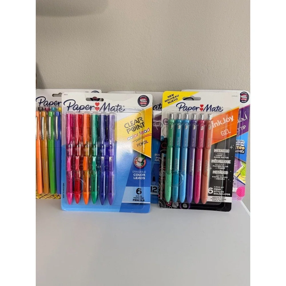 School Paper Mate Pens Pencils Bundle 5 Packs NWT